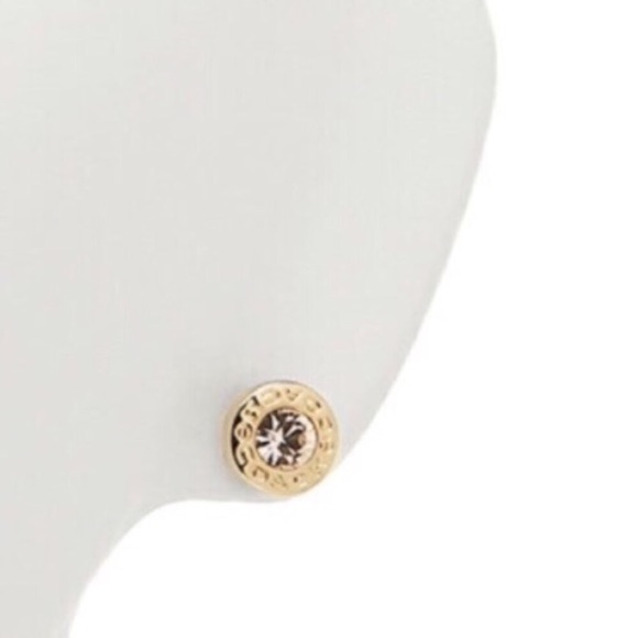 ❌SOLD NWT COACH Open Circle Stone Strand Earrings - Picture 4 of 8